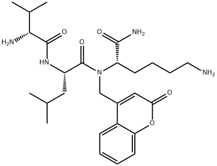 valyl-leucyl-lysyl-4-aminomethylcoumarin Structural