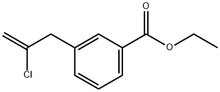 3-(3-CARBOETHOXYPHENYL)-2-CHLORO-1-PROPENE Structural