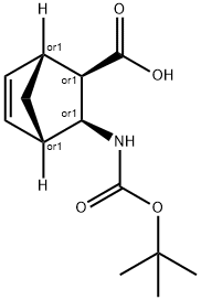 BOC-3-EXO-AMINOBICYCLO[2.2.1]HEPT-5-ENE-2-EXO-CARBOXYLIC ACID Structural