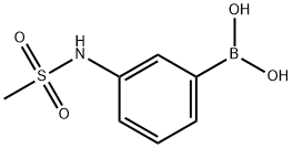 3-(METHYLSULFONYLAMINO)PHENYLBORONIC ACID Structural