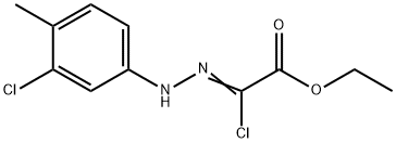 ETHYL 2-CHLORO-2-[2-(3-CHLORO-4-METHYLPHENYL)-HYDRAZONO]ACETATE Structural