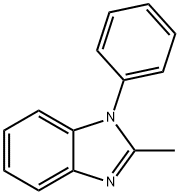 2-METHYL-1-PHENYL-1H-BENZOIMIDAZOLE Structural