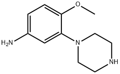 1-(5-AMINO-2-METHOXYPHENYL)PIPERAZINE Structural