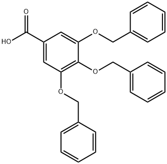 3,4,5-TRIS(BENZYLOXY)BENZOIC ACID Structural