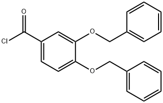 3,4-BIS(BENZYLOXY)BENZOYL CHLORIDE Structural