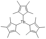 TRIS(TETRAMETHYLCYCLOPENTADIENYL)TERBIU& Structural