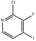 2-CHLORO-3-FLUORO-4-IODOPYRIDINE Structural Picture