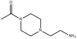 1-[4-(2-AMINOETHYL)PIPERAZIN-1-YL]ETHANONE Structural