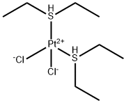 dichlorobis[1,1'-thiobis[ethane]]platinum Structural
