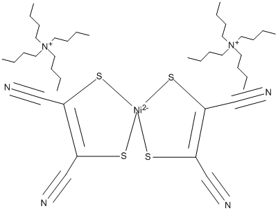 BIS(TETRA-N-BUTYLAMMONIUM) BIS(MALEONITRILEDITHIOLATO) NICKEL COMPLEX
