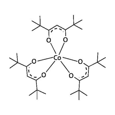 TRIS(2,2,6,6-TETRAMETHYL-3,5-HEPTANEDIONATO)COBALT (III) Structural