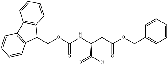 FMOC-ASP(OBZL)-CL Structural