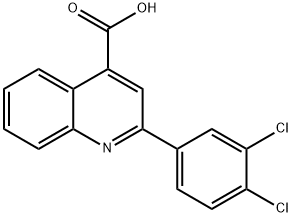 2-(3,4-DICHLORO-PHENYL)-QUINOLINE-4-CARBOXYLIC ACID Structural