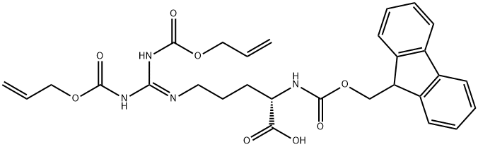 FMOC-ARG(ALOC)2-OH Structural