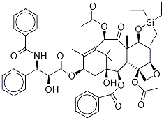 7-O-(Triethylsilyl) Paclitaxel Structural Picture