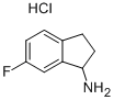 6-FLUORO-INDAN-1-YLAMINE HYDROCHLORIDE Structural