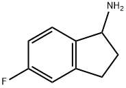 1H-INDEN-1-AMINE, 5-FLUORO-2,3-DIHYDRO Structural