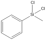 Dichloromethylphenylsilane Structural Picture