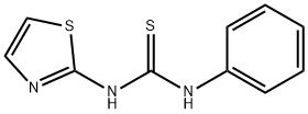 1-PHENYL-3-(2-THIAZOLYL)-2-THIOUREA Structural