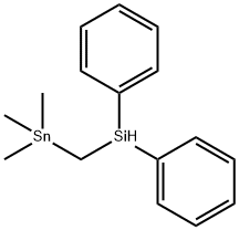 TRIMETHYLSTANNYLMETHYLDIPHENYLSILAN, 96
