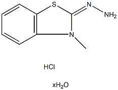 3-Methyl-2(3H)-benzothiazolone hydrazone hydrochloride hydrate (1:1:?) Structural