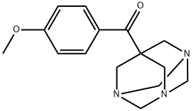 (4-methoxyphenyl)(1,3,5-triazatricyclo[3.3.1.1~3,7~]dec-7-yl)methanone