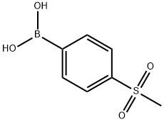 4-(METHYLSULFONYL)PHENYLBORONIC ACID Structural