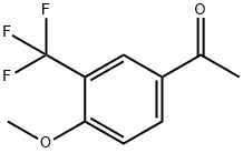 4'-METHOXY-3'-(TRIFLUOROMETHYL)ACETOPHENONE Structural