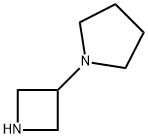 Pyrrolidine, 1-(3-azetidinyl)- (9CI) Structural