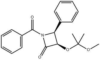 (3R-cis)-1-Benzoyl-3-(1-methoxy-1-methylethoxy)-4-phenyl-2-azetidinone