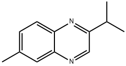 Quinoxaline, 6-methyl-2-(1-methylethyl)- (9CI) Structural
