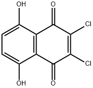 2,3-DICHLORO-5,8-DIHYDROXY-1,4-NAPHTHOQUINONE Structural