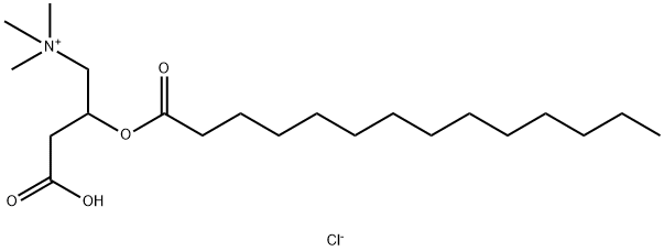 MYRISTOYL-DL-CARNITINE CHLORIDE Structural