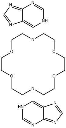 1,4,10,13-Tetraoxa-7,16-diazacyclooctadecane, 7,16-di(1H-pyrin-6-yl)- Structural