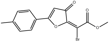 Methyl bromo(5-(4-methylphenyl)-3-oxo-2(3H)-furanylidene)acetate (Z)-