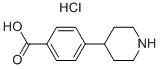 4-(4''-CARBOXYPHENYL)PIPERIDINE HCL Structural