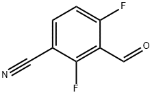 2,4-DIFLUORO-3-FORMYLBENZONITRILE Structural