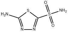 5-AMINO-1,3,4-THIADIAZOLE-2-SULFONAMIDE Structural