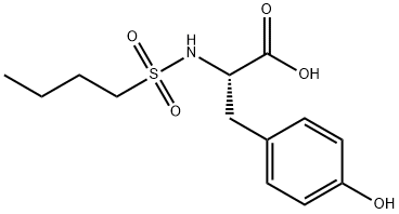 L-N-BUTYLSULFONYL-P-HYDROXYPHENYLALANINE Structural