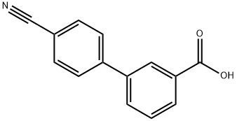 3-(4-Cyanophenyl)benzoic acid Structural