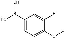 3-Fluoro-4-methoxybenzeneboronic acid Structural