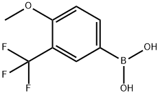 3-TRIFLUOROMETHYL-4-METHOXY-PHENYLBORONIC ACID Structural