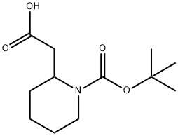 N-Boc-2-piperidineacetic acid Structural