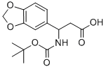 3-N-BOC-3-(3,4-METHYLENEDIOXYPHENYL)PROPIONIC ACID Structural