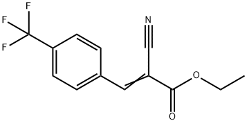 ETHYL 2-CYANO-3-[4-(TRIFLUOROMETHYL)PHENYL]ACRYLATE Structural