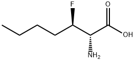 Heptanoic acid, 2-amino-3-fluoro-, [R-(R*,S*)]- (9CI) Structural