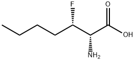 Heptanoic acid, 2-amino-3-fluoro-, [S-(R*,R*)]- (9CI) Structural