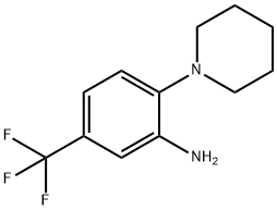 N-(2-AMINO-4-TRIFLUOROMETHYLPHENYL)PIPERIDINE Structural