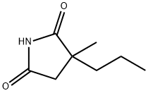 ALPHA-METHYL-ALPHA-PROPYLSUCCINIMIDE Structural