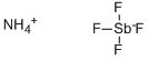 AMMONIUM TETRAFLUOROANTIMONITE Structural